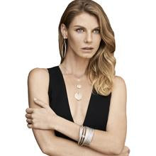 Seed of Life Sacred Geometry Necklace - Sterling Silver with Swarovski Crystal & Peace Mantra