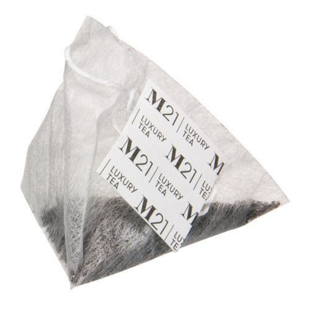 M21 Luxury Tea bag on a white background
