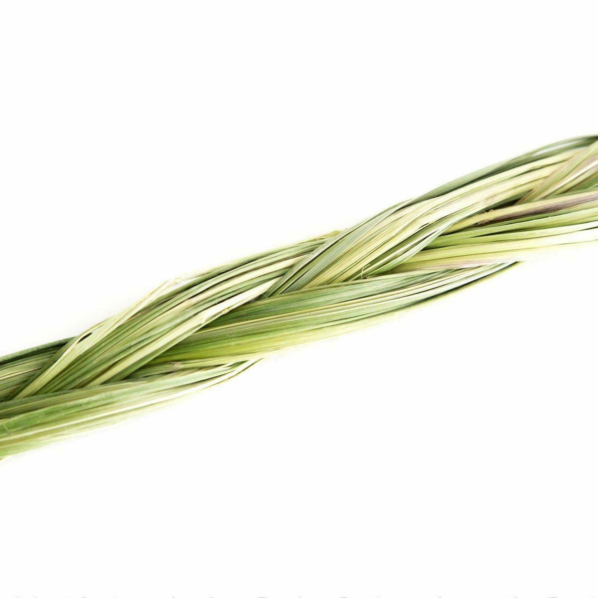 Close-up of a green braided cable on a white background