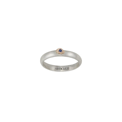 COSMOS MOON STAR EYE RING 14K GOLD - LAST CHANCE