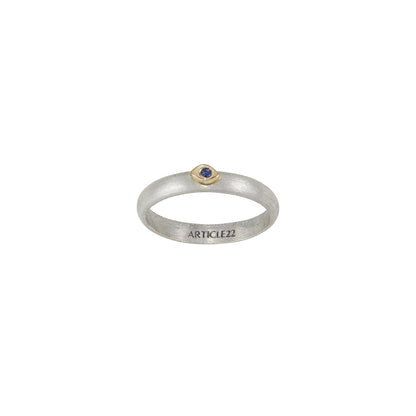 COSMOS MOON STAR EYE RING 14K GOLD - LAST CHANCE