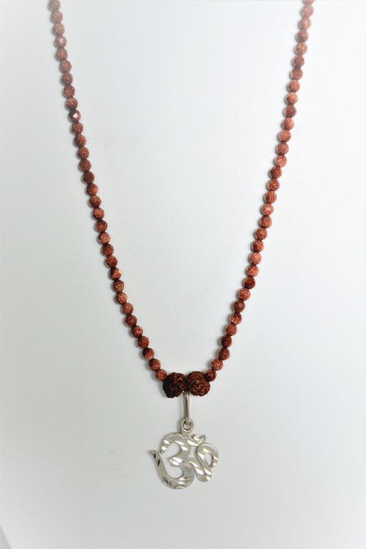 Necklace with silver pendant