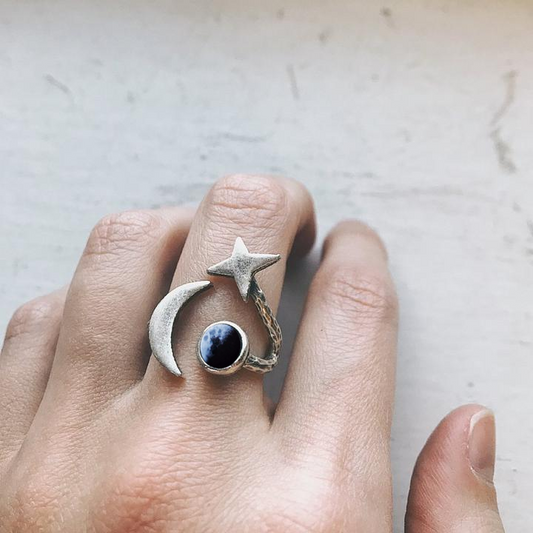 My Moon Orbital Custom Ring