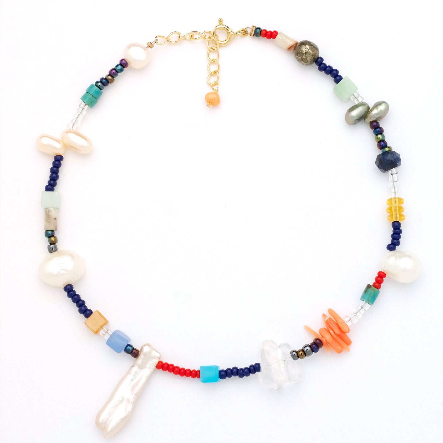 Johanna Gemstone & Pearl Harmony Anklet